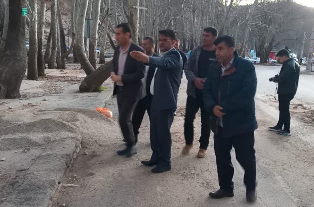 معاون عمرانی استاندار از اقدامات انجام شده شهرداری یاسوج در ایام نوروز بازدید کرد