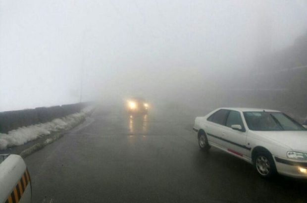 مه غلیظ و کاهش دید در جاده های کهگیلویه و بویراحمد
